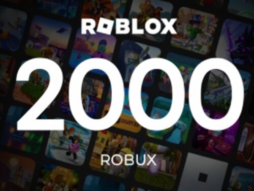 Carte Roblox 2000 Robux