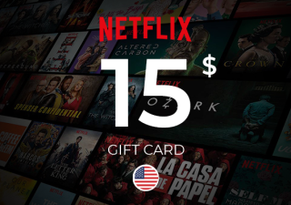 Carte cadeau Netflix 15 USD