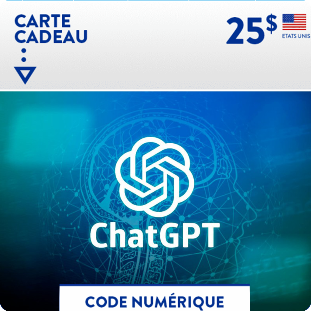 Carte ChatGPT 25$ Rewarble
