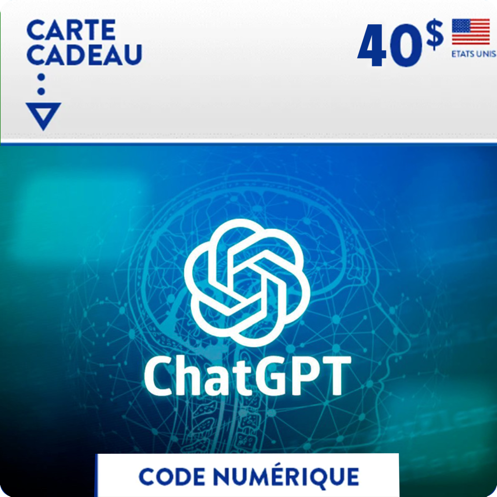 Carte ChatGPT 40$ Rewarble