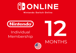 Ramka NintendoOnline Us 12 months_320x320 Nintendo Switch Online Abonnement Individuel 12 Mois