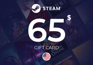 Carte cadeau Steam Wallet 65 USD