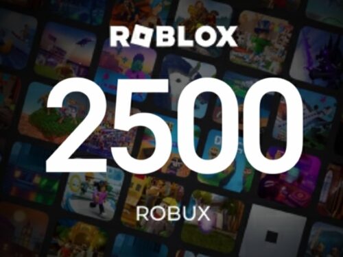 Carte Roblox 2500 Robux