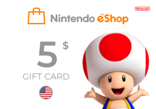 Carte Nintendo eShop 5 USD