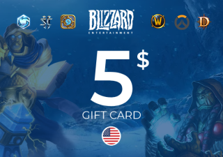 Carte Cadeau Blizzard 5 USD