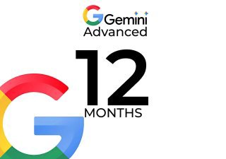 Google AI Pro : Gemini Advanced - Abonnement de 12 mois